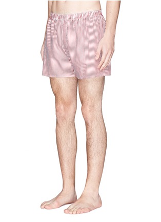 Figure View - Click To Enlarge - SUNSPEL - Bengal stripe boxer shorts