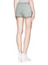 Back View - Click To Enlarge - T BY ALEXANDER WANG - French terry cotton shorts