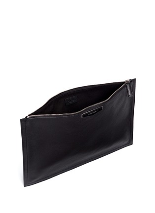 Detail View - Click To Enlarge - GIVENCHY - Antigona leather flat zip pouch