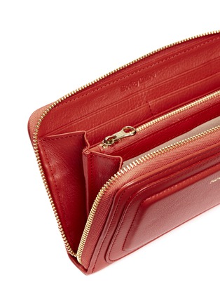 Detail View - Click To Enlarge - SEE BY CHLOÉ - Kay zip-around continental leather wallet
