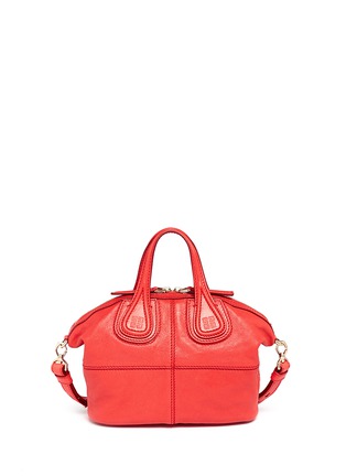 Back View - Click To Enlarge - GIVENCHY - Nightingale Zanzi micro leather bag