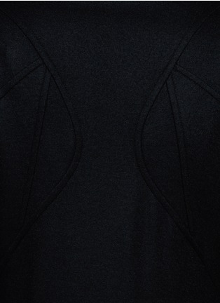 Detail View - Click To Enlarge - HELMUT LANG - Draped shawl collar zip-front jacket