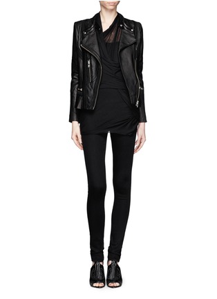 Figure View - Click To Enlarge - HELMUT LANG - Halo wash jeggings