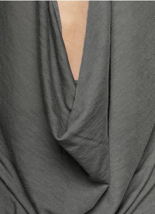 Detail View - Click To Enlarge - HELMUT LANG - Cowl back tank top