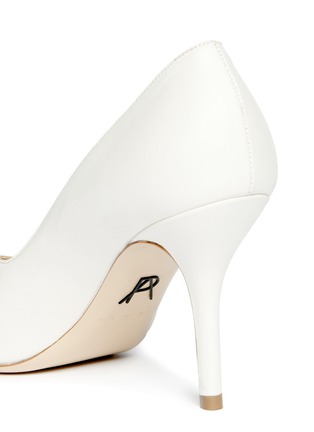 Detail View - Click To Enlarge - PAUL ANDREW - Zenadia wavy leather pumps