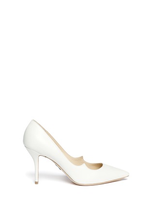 Main View - Click To Enlarge - PAUL ANDREW - Zenadia wavy leather pumps