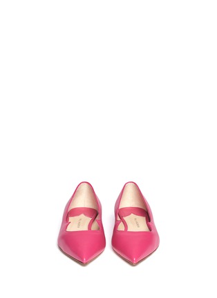 Figure View - Click To Enlarge - PAUL ANDREW - Zoya wavy leather flats
