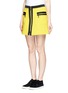 Front View - Click To Enlarge - KENZO - Trim zip front A-line skirt