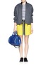 Figure View - Click To Enlarge - KENZO - Trim zip front A-line skirt