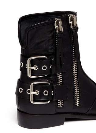 Detail View - Click To Enlarge - 73426 - 'Cobain' Motorcycle buckle boots