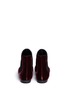 Back View - Click To Enlarge - 73426 - Velour metal toe boot