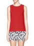 Main View - Click To Enlarge - DIANE VON FURSTENBERG - Dart neck stretch blouse