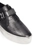 Detail View - Click To Enlarge - ASH - 'Kiss' metallic leather flatform sneakers