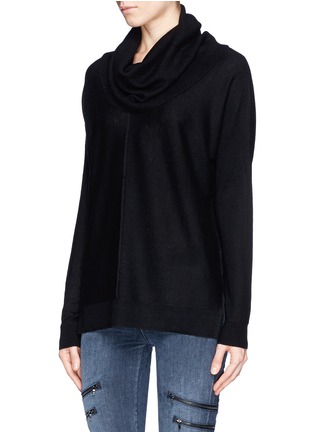Front View - Click To Enlarge - VINCE - Cowl neck wool cashmere sweater