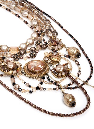 Detail View - Click To Enlarge - ERICKSON BEAMON - Stratosphere multi tier necklace