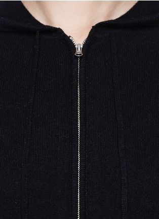 Detail View - Click To Enlarge - J.CREW - Collection cashmere zip-front hoodie 