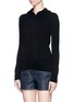 Front View - Click To Enlarge - J.CREW - Collection cashmere zip-front hoodie 