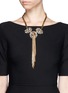 Figure View - Click To Enlarge - ERICKSON BEAMON - 'Damsel' fringe crystal necklace