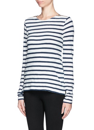 Front View - Click To Enlarge - J.CREW - Painter tee with zips