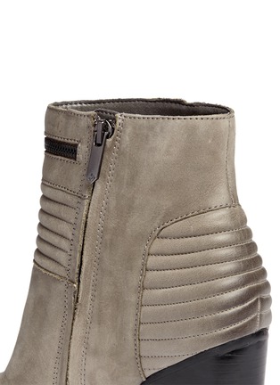 Detail View - Click To Enlarge - SAM EDELMAN - 'Fowler' quilted leather ankle boots