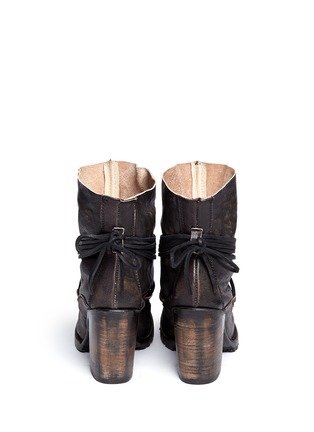 Back View - Click To Enlarge - FREEBIRD - 'Jumpn' wrap string tie leather boots