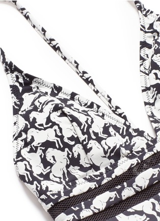 Detail View - Click To Enlarge - STELLA MCCARTNEY - 'Iconic Prints' horse one-piece swimsuit