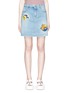 Main View - Click To Enlarge - STELLA MCCARTNEY - Sunset embroidered denim skirt
