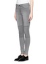 Front View - Click To Enlarge - J BRAND - Photo Ready Nicola rib inset skinny jeans
