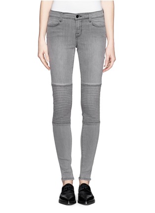 Main View - Click To Enlarge - J BRAND - Photo Ready Nicola rib inset skinny jeans