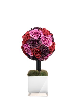 Main View - Click To Enlarge - KATERINA MAKRIYIANNI - Topiary mixed couture roses diffuser