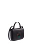 Figure View - Click To Enlarge - MARNI - 'Pois' round slide lock leather crossbody bag
