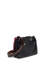 Figure View - Click To Enlarge - MARNI - 'Swing' lambskin leather drawstring bag
