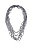 Main View - Click To Enlarge - OSCAR DE LA RENTA - Crystal clasp multi strand glass pearl necklace