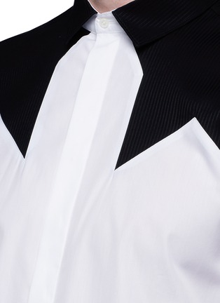 Detail View - Click To Enlarge - NEIL BARRETT - Star yoke tuxedo shirt