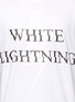Detail View - Click To Enlarge - NEIL BARRETT - 'WHITE LIGHTNING' thunderbolt print T-shirt