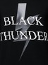 Detail View - Click To Enlarge - NEIL BARRETT - 'BLACK THUNDER' thunderbolt print hoodie