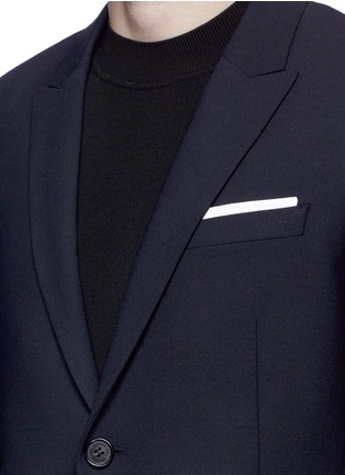 Detail View - Click To Enlarge - NEIL BARRETT - 'Modernist' elbow patch blazer