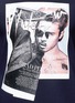 Detail View - Click To Enlarge - NEIL BARRETT - x Interview 'Brad Bieber' hybrid print sweatshirt