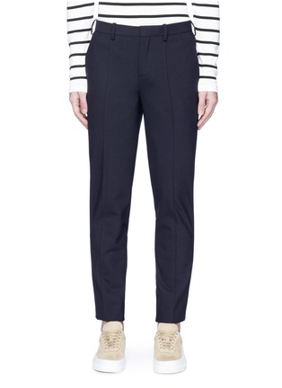 Main View - Click To Enlarge - NEIL BARRETT - Satin stripe outseam tuxedo pants
