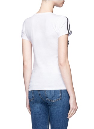 Back View - Click To Enlarge - RAG & BONE - Stripe front cotton jersey T-shirt