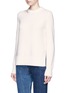 Front View - Click To Enlarge -  - 'Ginnie' chunky rib knit sweater
