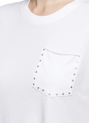 Detail View - Click To Enlarge - RAG & BONE - 'Vintage Crew Studs' cotton T-shirt