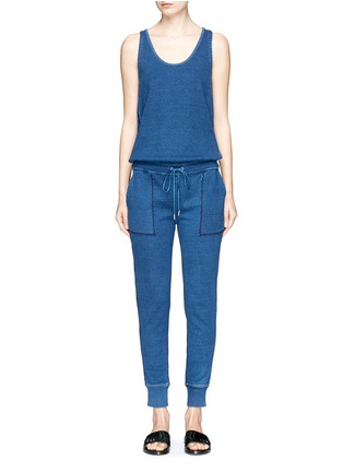 Main View - Click To Enlarge - RAG & BONE - Cotton jersey jumpsuit