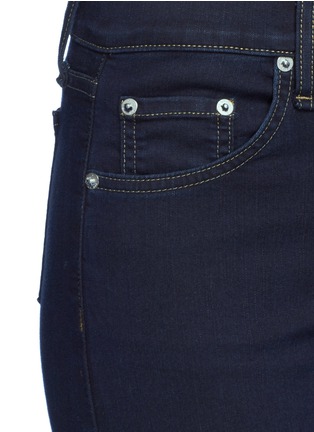 Detail View - Click To Enlarge - RAG & BONE - 'Crop Flare' frayed cuff jeans