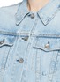 Detail View - Click To Enlarge - RAG & BONE - Eyelet distressed cotton denim jacket