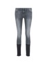 Main View - Click To Enlarge - FRAME - 'Le Skinny de Jeanne' two-tone frayed cuff jeans