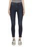 Main View - Click To Enlarge - FRAME - 'Le High Skinny' distressed crop jeans
