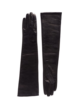 Main View - Click To Enlarge - MS MIN - Long sheepskin leather gloves