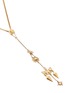 Detail View - Click To Enlarge - CHLOÉ - 'Layton' talisman charm pendant brass necklace