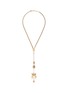 Main View - Click To Enlarge - CHLOÉ - 'Layton' talisman charm pendant brass necklace